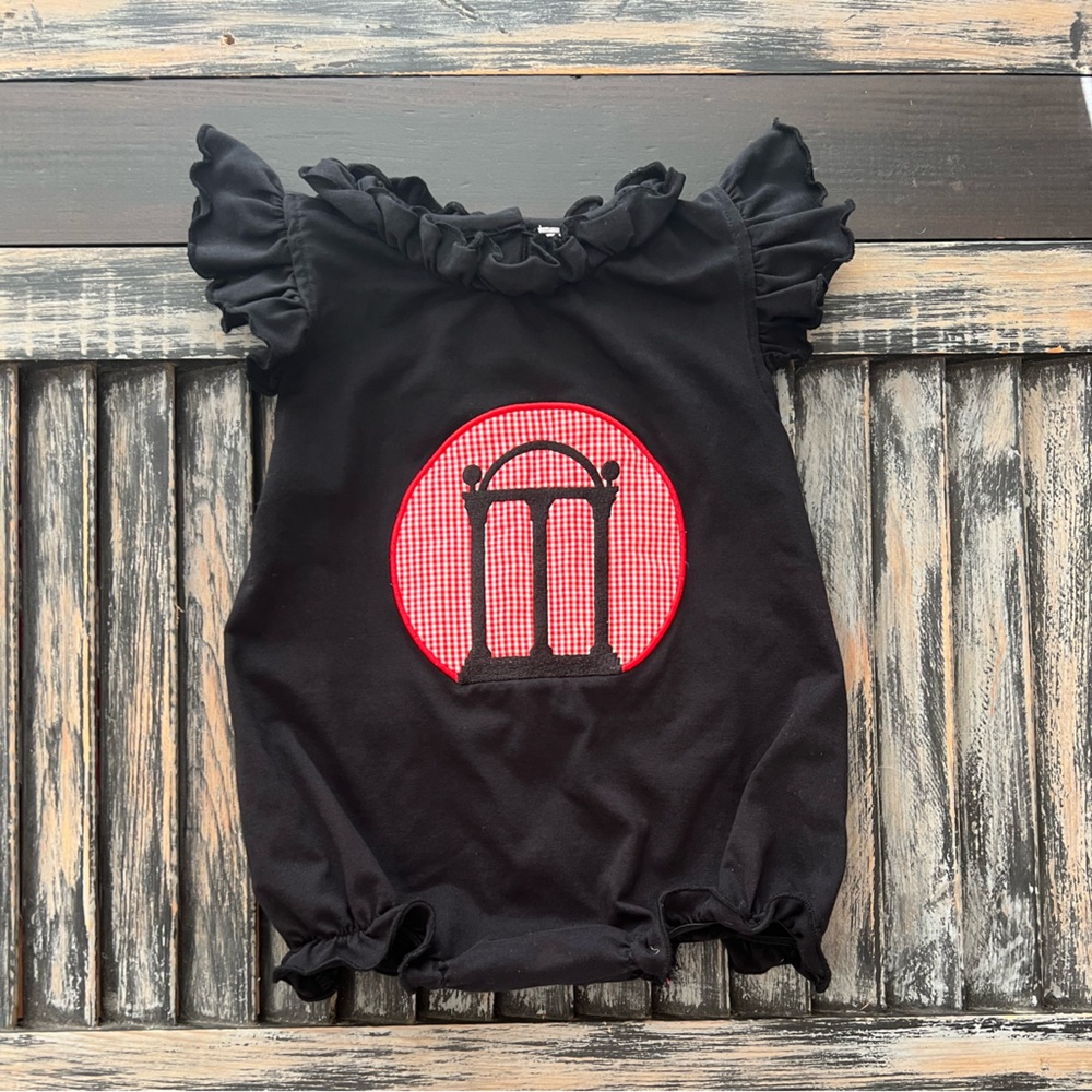 UGA Red + Black Arch Bubble